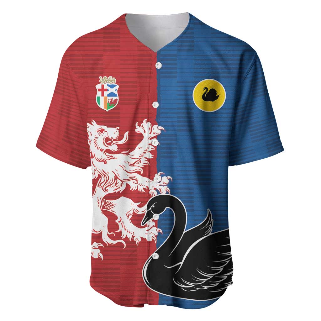 Custom British Lions Western Force Baseball Jersey Unique Style - Wonder Print Shop