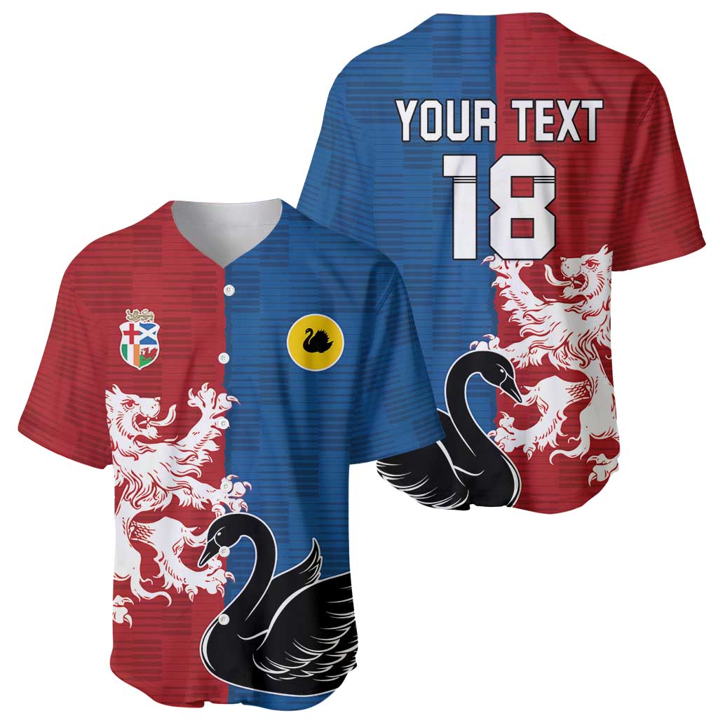 Custom British Lions Western Force Baseball Jersey Unique Style - Wonder Print Shop