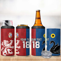 Custom British Lions Western Force 4 in 1 Can Cooler Tumbler Unique Style - Wonder Print Shop