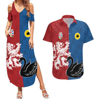 Custom British Lions Western Force Couples Matching Summer Maxi Dress and Hawaiian Shirt Unique Style - Wonder Print Shop