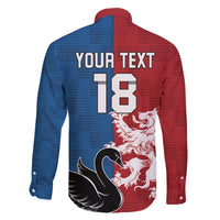 Custom British Lions Western Force Family Matching Off The Shoulder Long Sleeve Dress and Hawaiian Shirt Unique Style - Wonder Print Shop