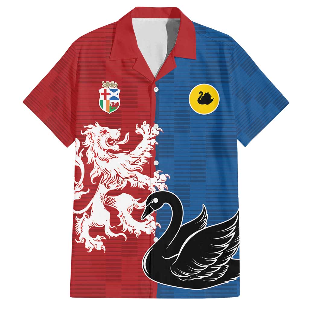Custom British Lions Western Force Family Matching Puletasi and Hawaiian Shirt Unique Style - Wonder Print Shop
