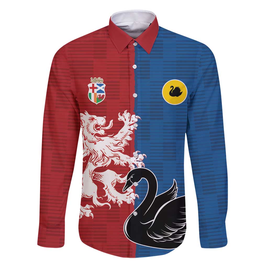 Custom British Lions Western Force Family Matching Puletasi and Hawaiian Shirt Unique Style - Wonder Print Shop