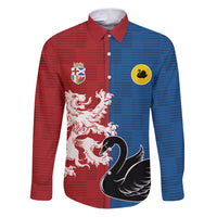 Custom British Lions Western Force Family Matching Puletasi and Hawaiian Shirt Unique Style - Wonder Print Shop