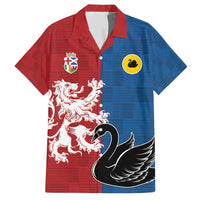Custom British Lions Western Force Family Matching Short Sleeve Bodycon Dress and Hawaiian Shirt Unique Style - Wonder Print Shop