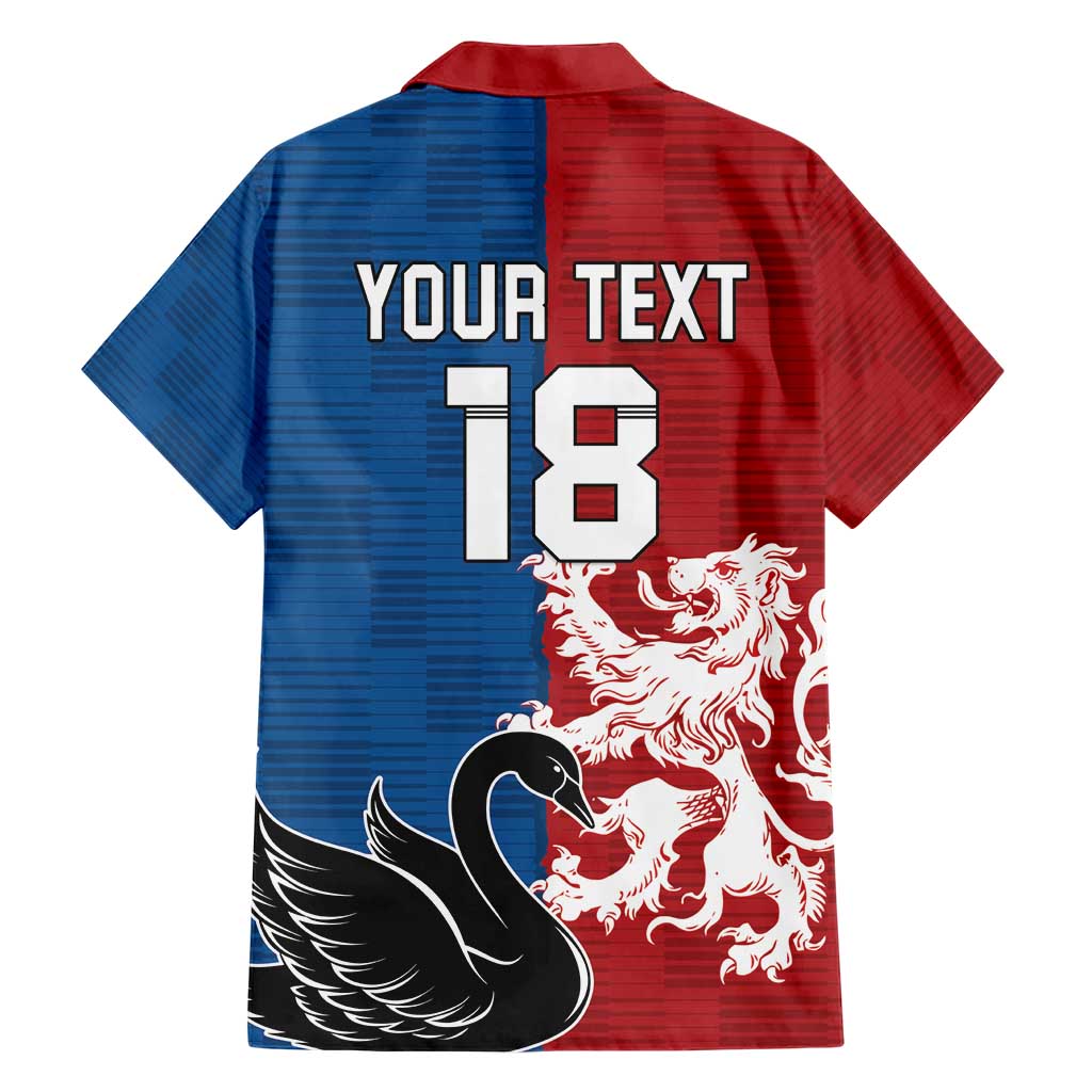 Custom British Lions Western Force Family Matching Short Sleeve Bodycon Dress and Hawaiian Shirt Unique Style - Wonder Print Shop