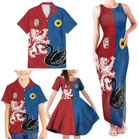 Custom British Lions Western Force Family Matching Tank Maxi Dress and Hawaiian Shirt Unique Style - Wonder Print Shop