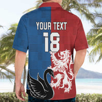 Custom British Lions Western Force Hawaiian Shirt Unique Style - Wonder Print Shop