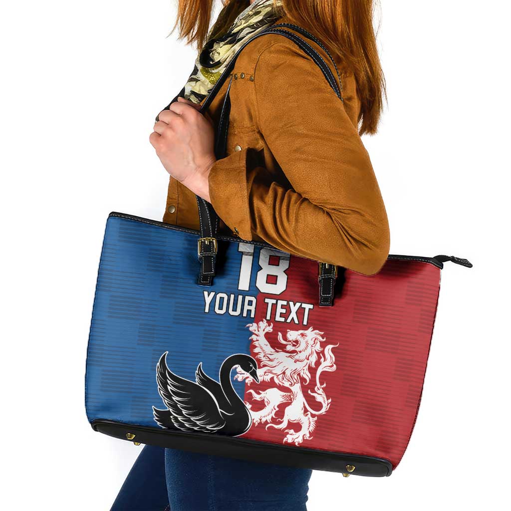Custom British Lions Western Force Leather Tote Bag Unique Style - Wonder Print Shop