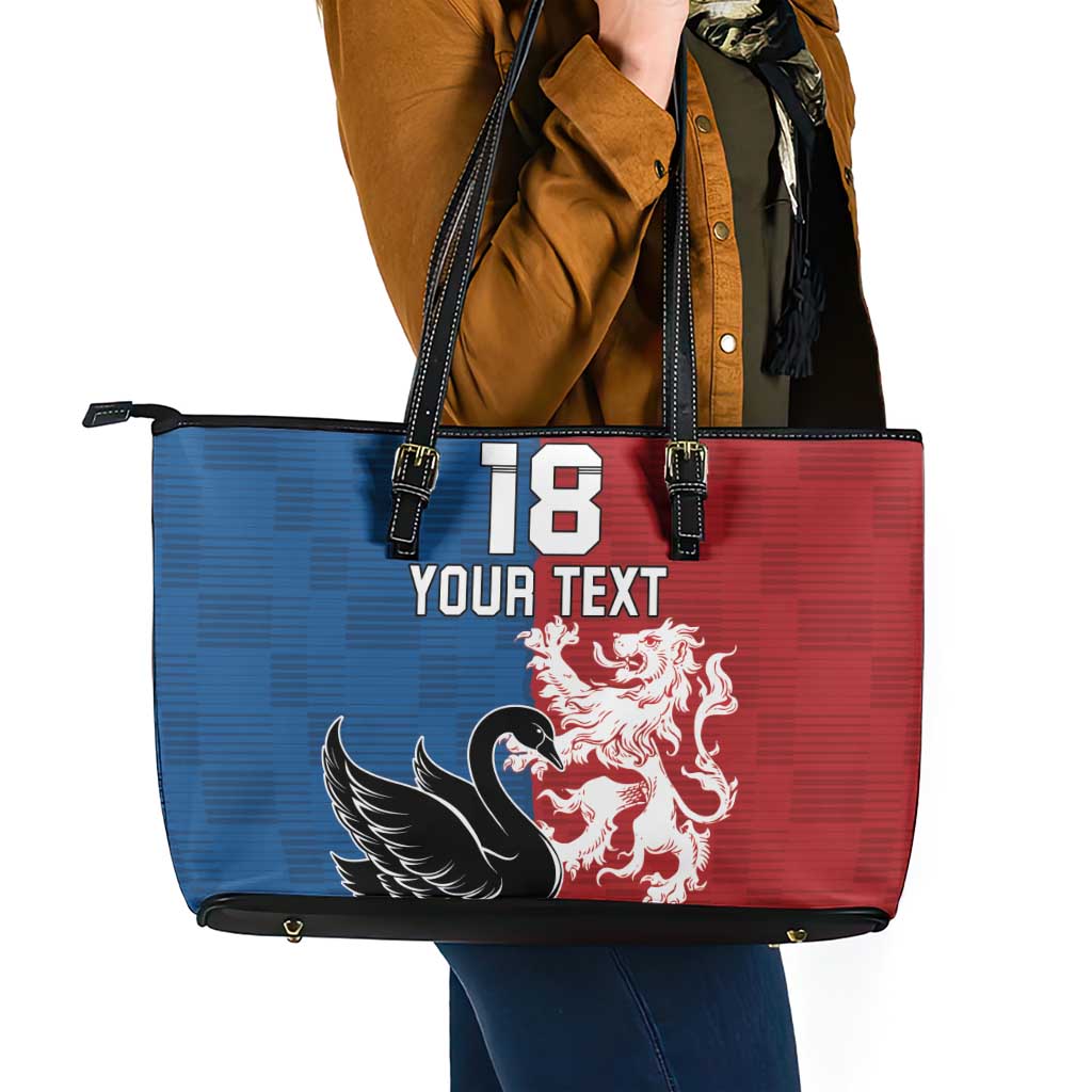 Custom British Lions Western Force Leather Tote Bag Unique Style - Wonder Print Shop