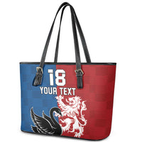Custom British Lions Western Force Leather Tote Bag Unique Style - Wonder Print Shop