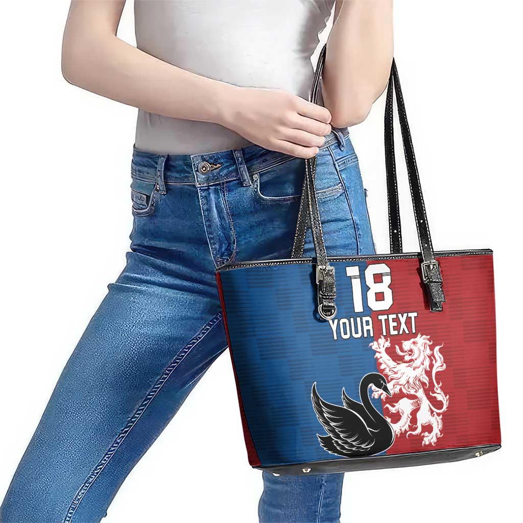 Custom British Lions Western Force Leather Tote Bag Unique Style - Wonder Print Shop