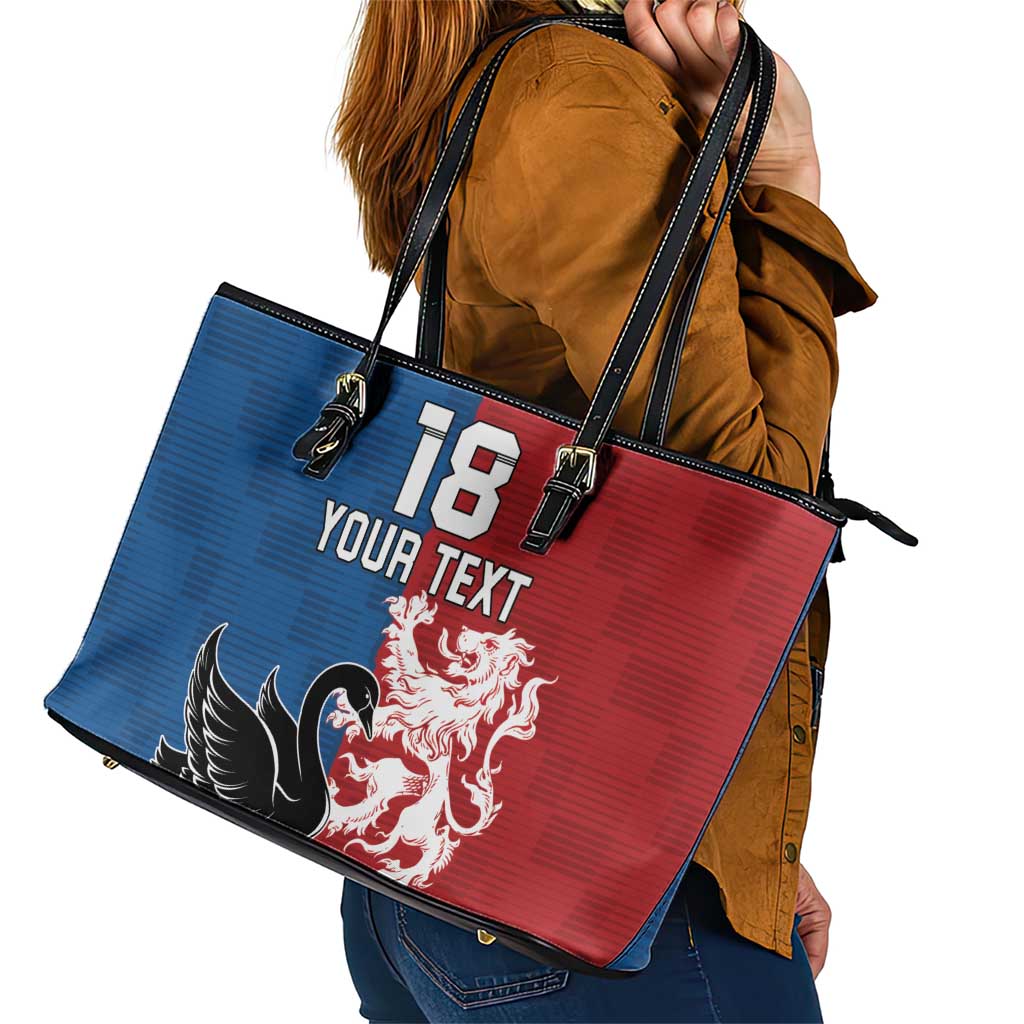 Custom British Lions Western Force Leather Tote Bag Unique Style - Wonder Print Shop