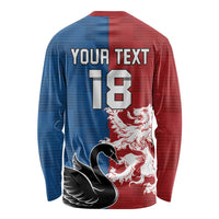 Custom British Lions Western Force Long Sleeve Shirt Unique Style - Wonder Print Shop