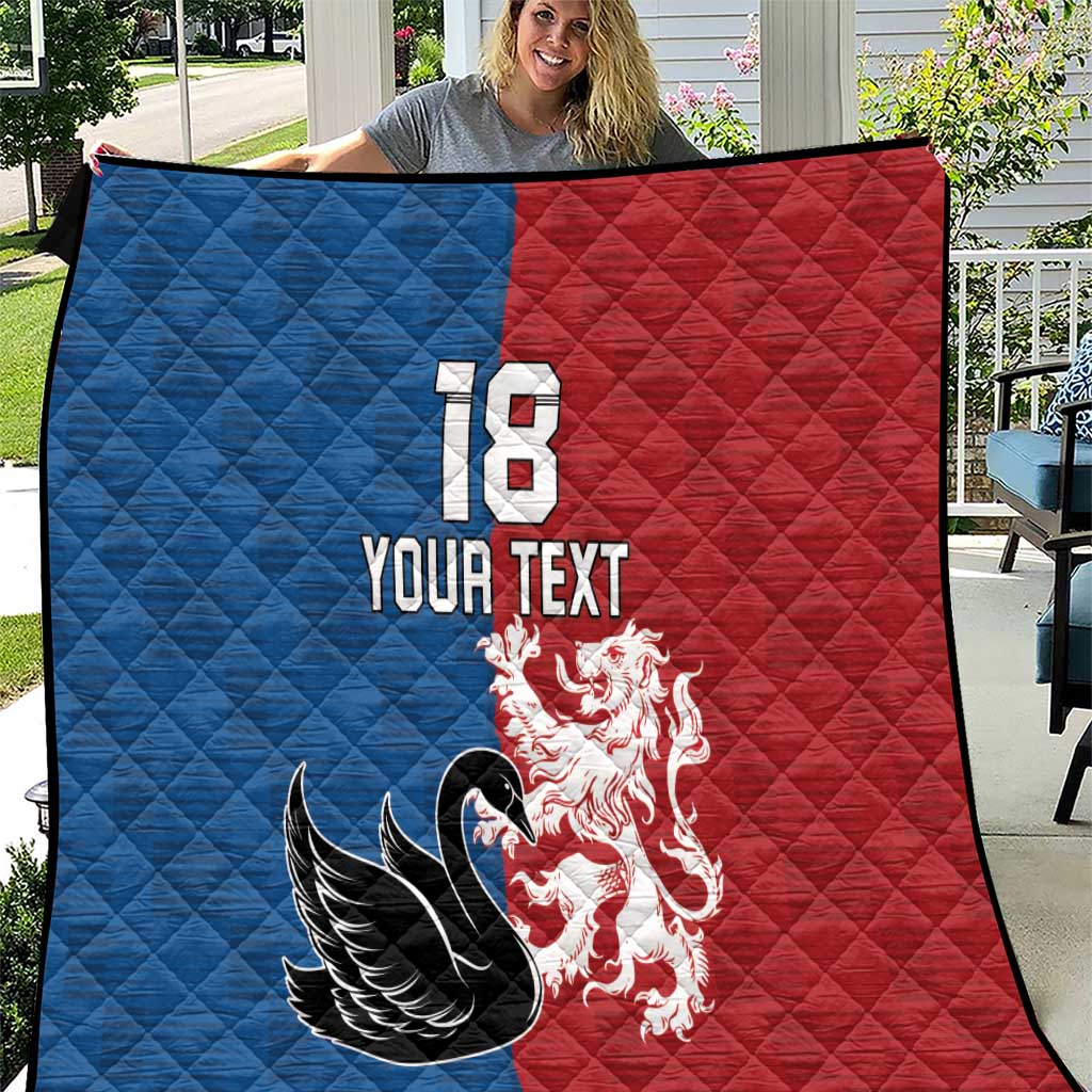 Custom British Lions Western Force Quilt Unique Style - Wonder Print Shop