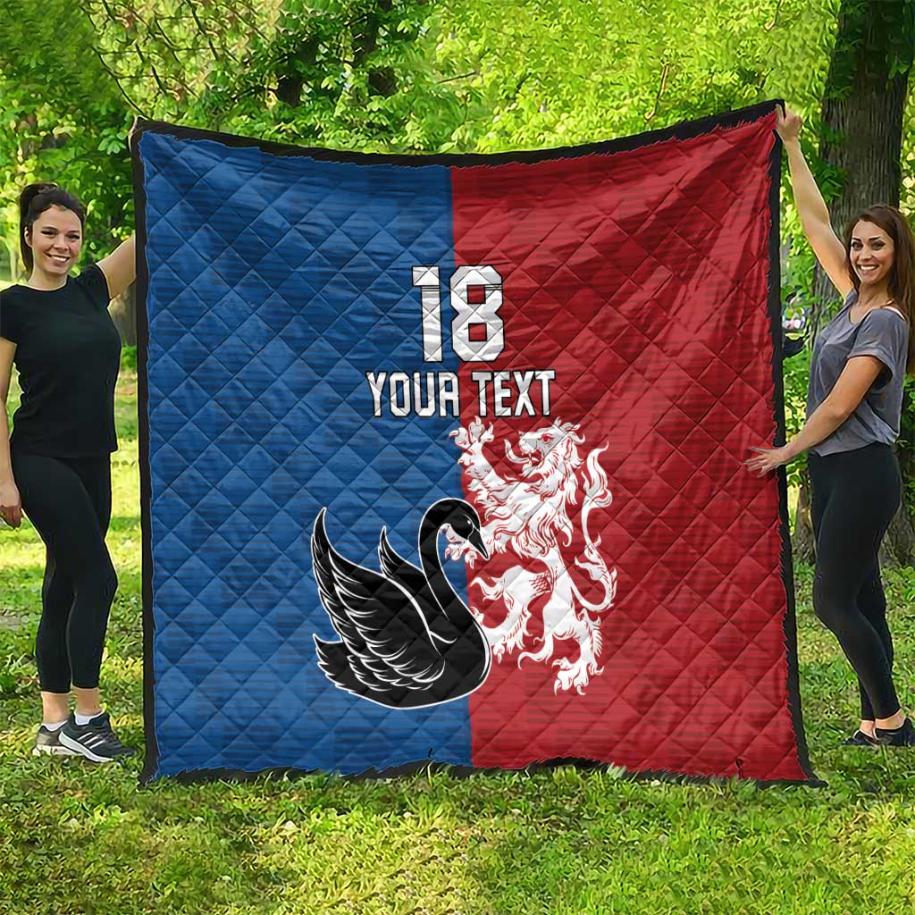 Custom British Lions Western Force Quilt Unique Style - Wonder Print Shop