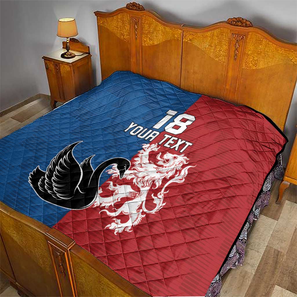 Custom British Lions Western Force Quilt Unique Style - Wonder Print Shop