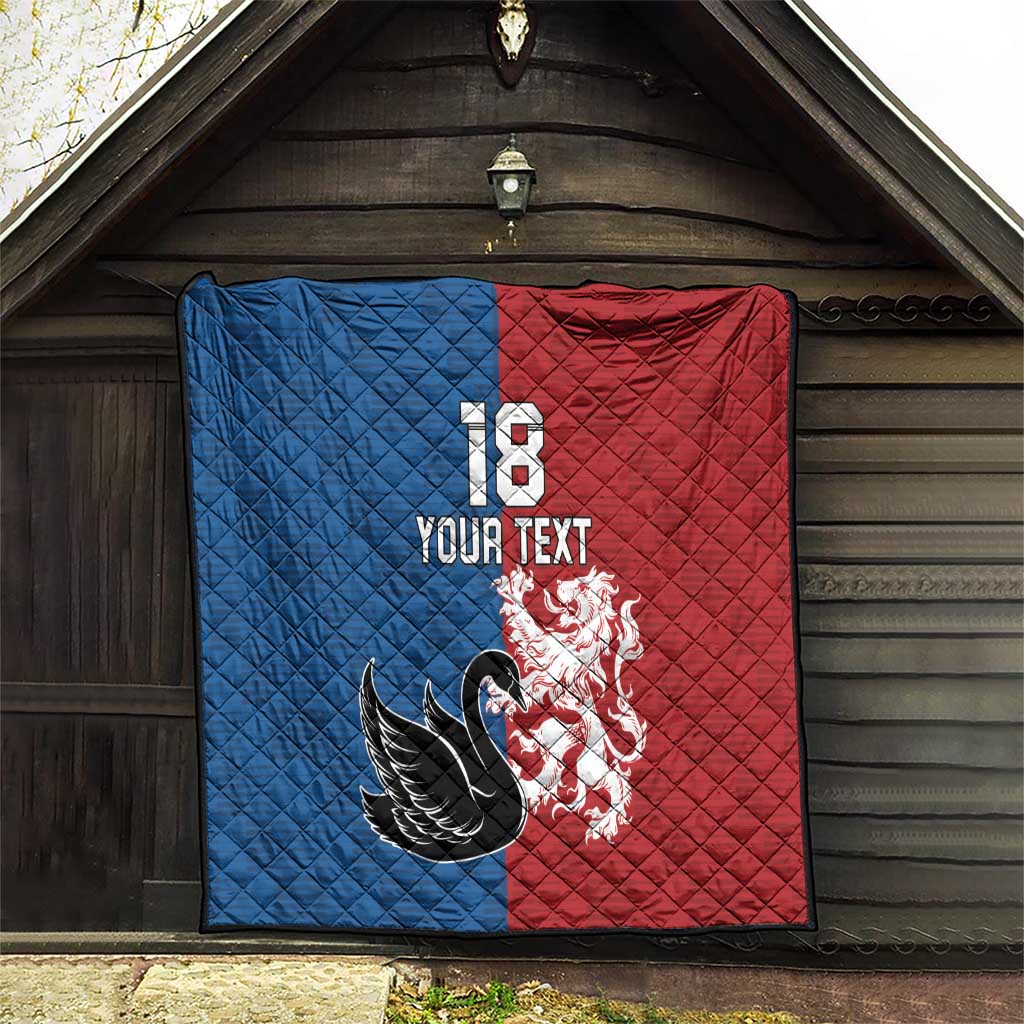 Custom British Lions Western Force Quilt Unique Style - Wonder Print Shop