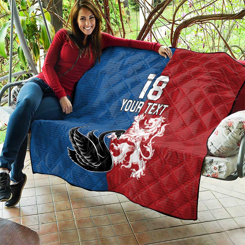 Custom British Lions Western Force Quilt Unique Style - Wonder Print Shop