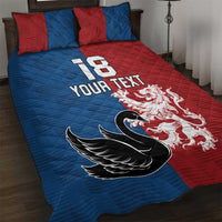 Custom British Lions Western Force Quilt Bed Set Unique Style - Wonder Print Shop
