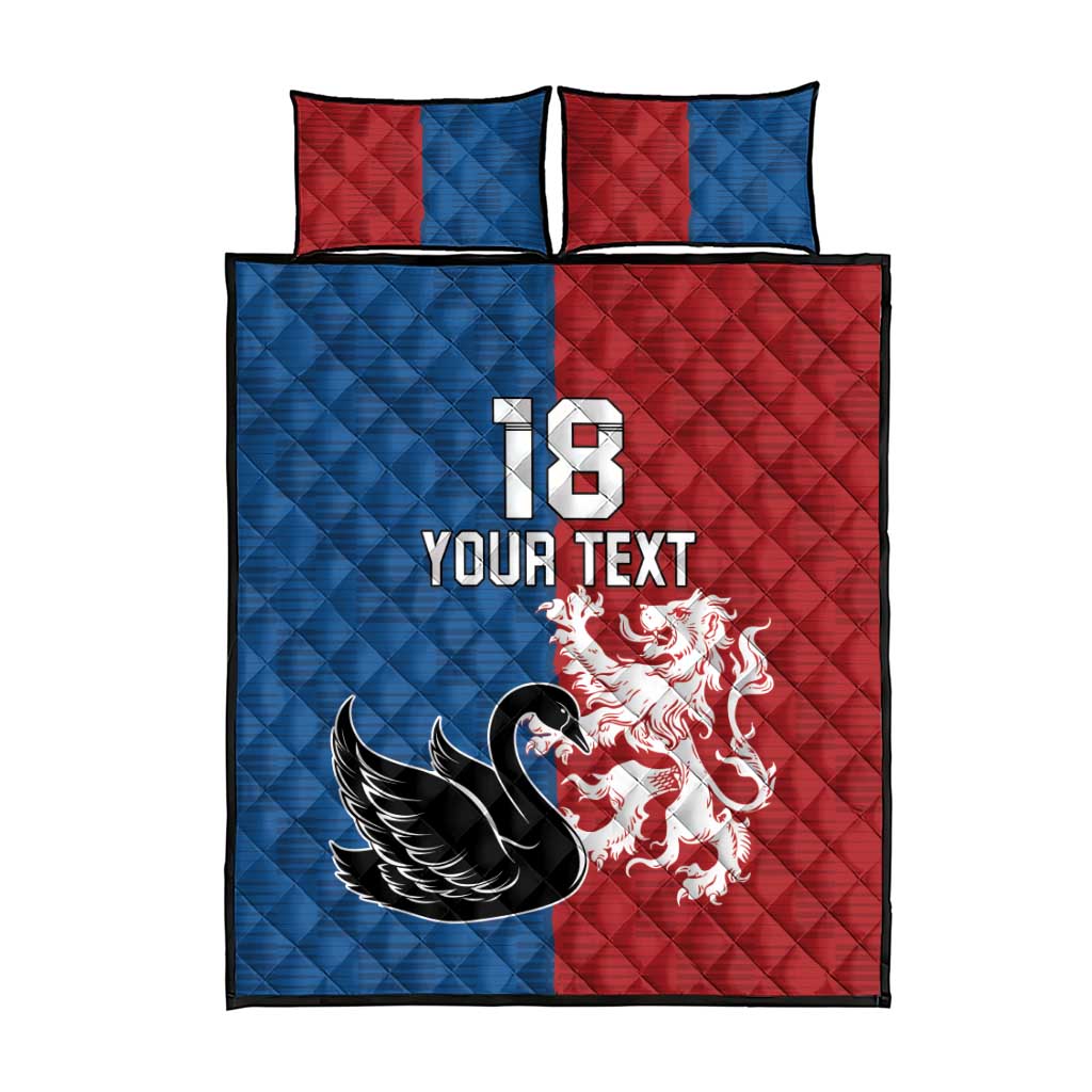 Custom British Lions Western Force Quilt Bed Set Unique Style - Wonder Print Shop