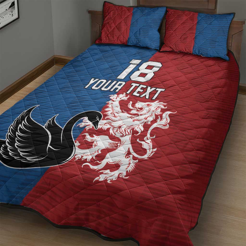 Custom British Lions Western Force Quilt Bed Set Unique Style - Wonder Print Shop