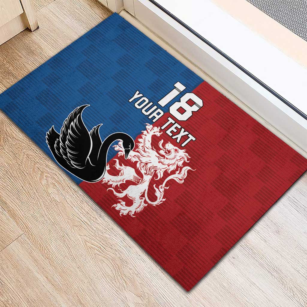 Custom British Lions Western Force Rubber Doormat Unique Style - Wonder Print Shop