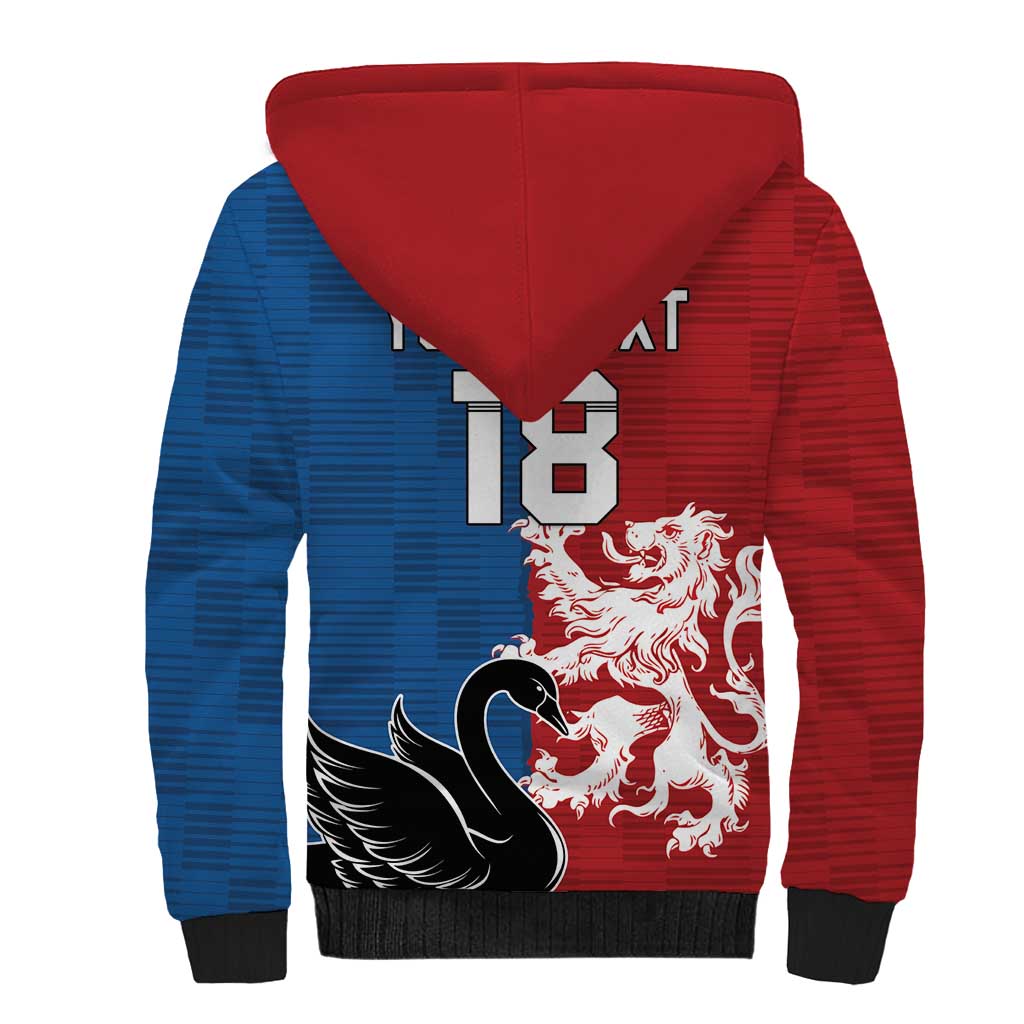 Custom British Lions Western Force Sherpa Hoodie Unique Style - Wonder Print Shop