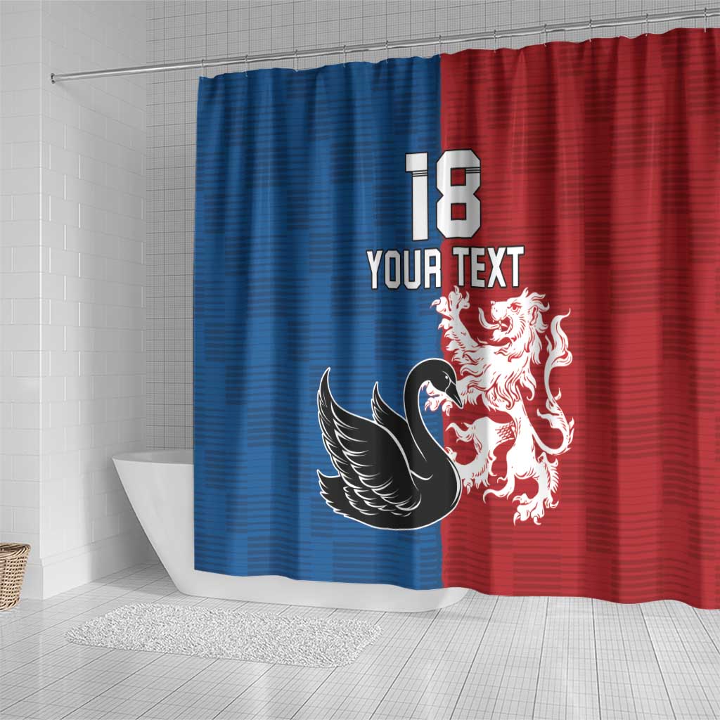 Custom British Lions Western Force Shower Curtain Unique Style - Wonder Print Shop