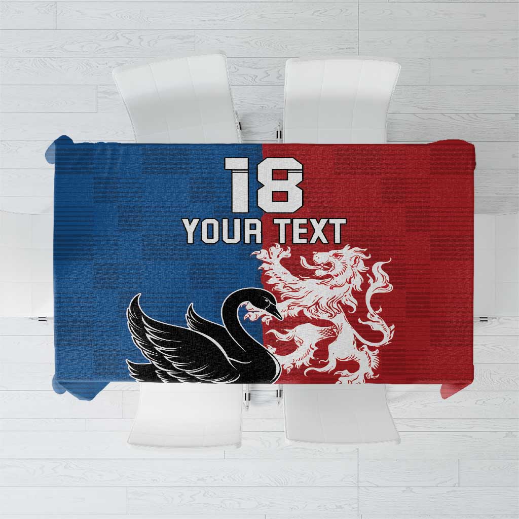 Custom British Lions Western Force Tablecloth Unique Style - Wonder Print Shop