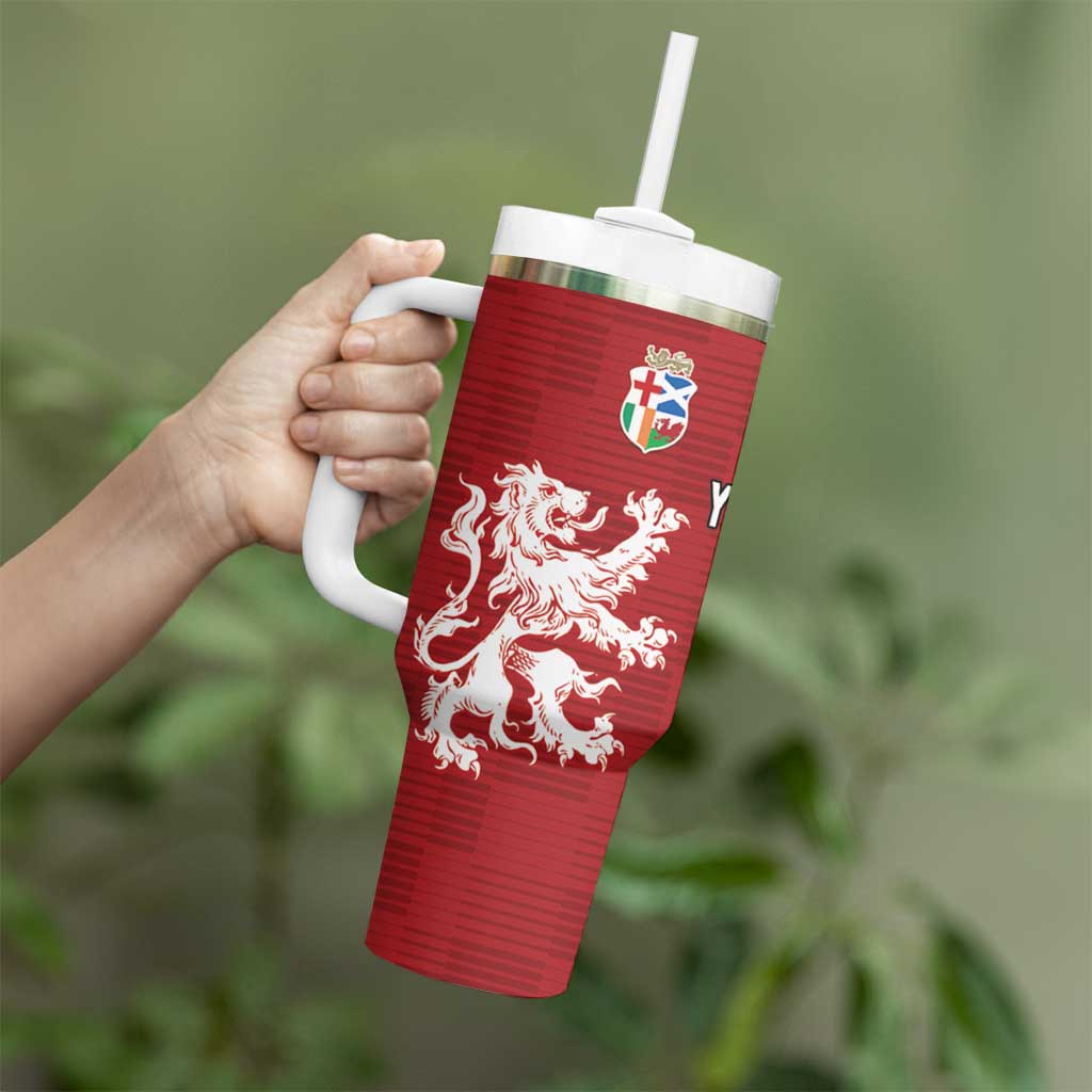 Custom British Lions Western Force Tumbler With Handle Unique Style - Wonder Print Shop