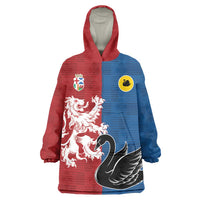 Custom British Lions Western Force Wearable Blanket Hoodie Unique Style - Wonder Print Shop