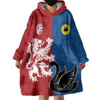 Custom British Lions Western Force Wearable Blanket Hoodie Unique Style - Wonder Print Shop