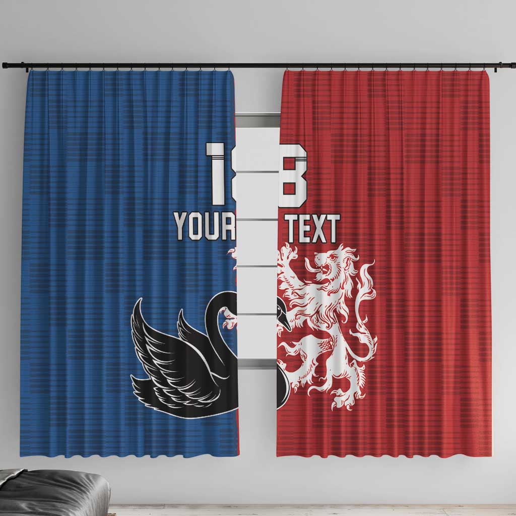 Custom British Lions Western Force Window Curtain Unique Style - Wonder Print Shop