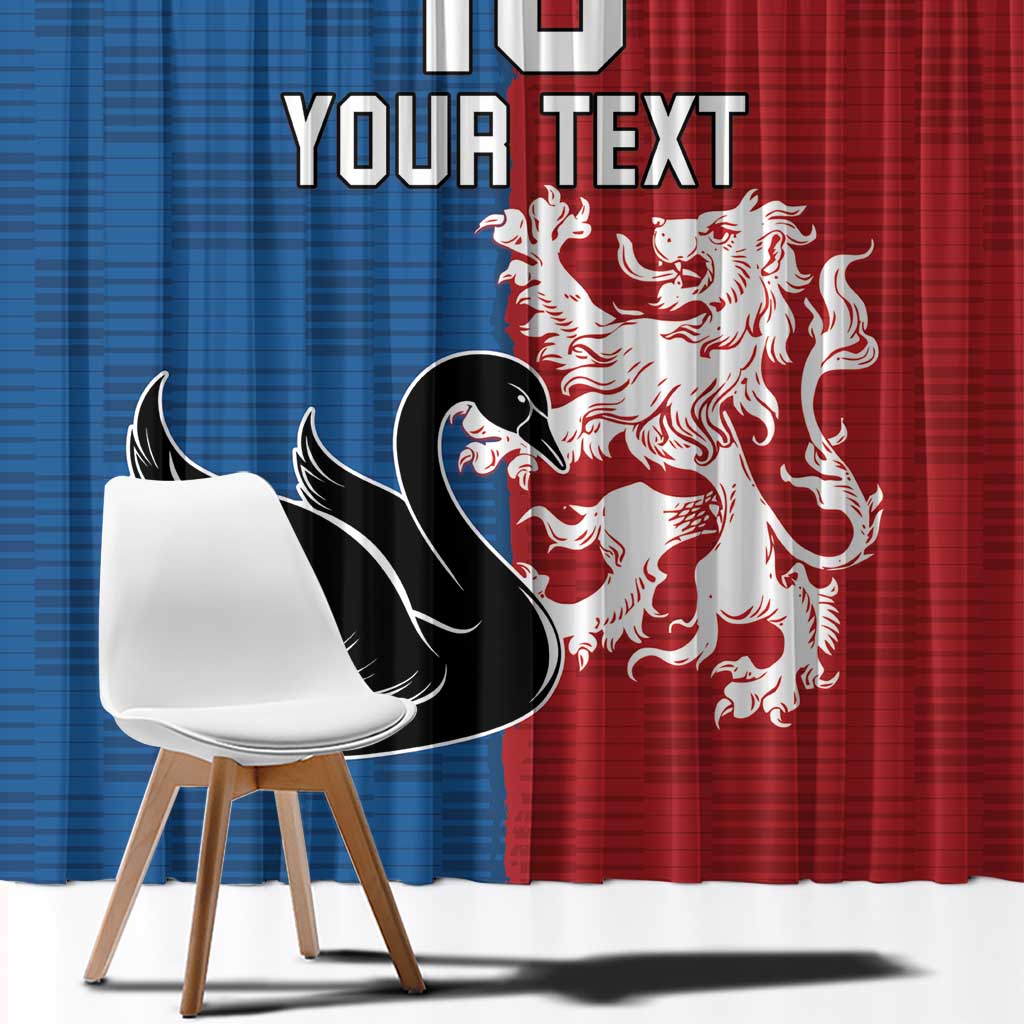 Custom British Lions Western Force Window Curtain Unique Style - Wonder Print Shop