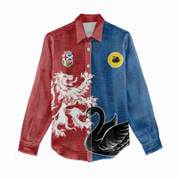 Custom British Lions Western Force Women Casual Shirt Unique Style - Wonder Print Shop