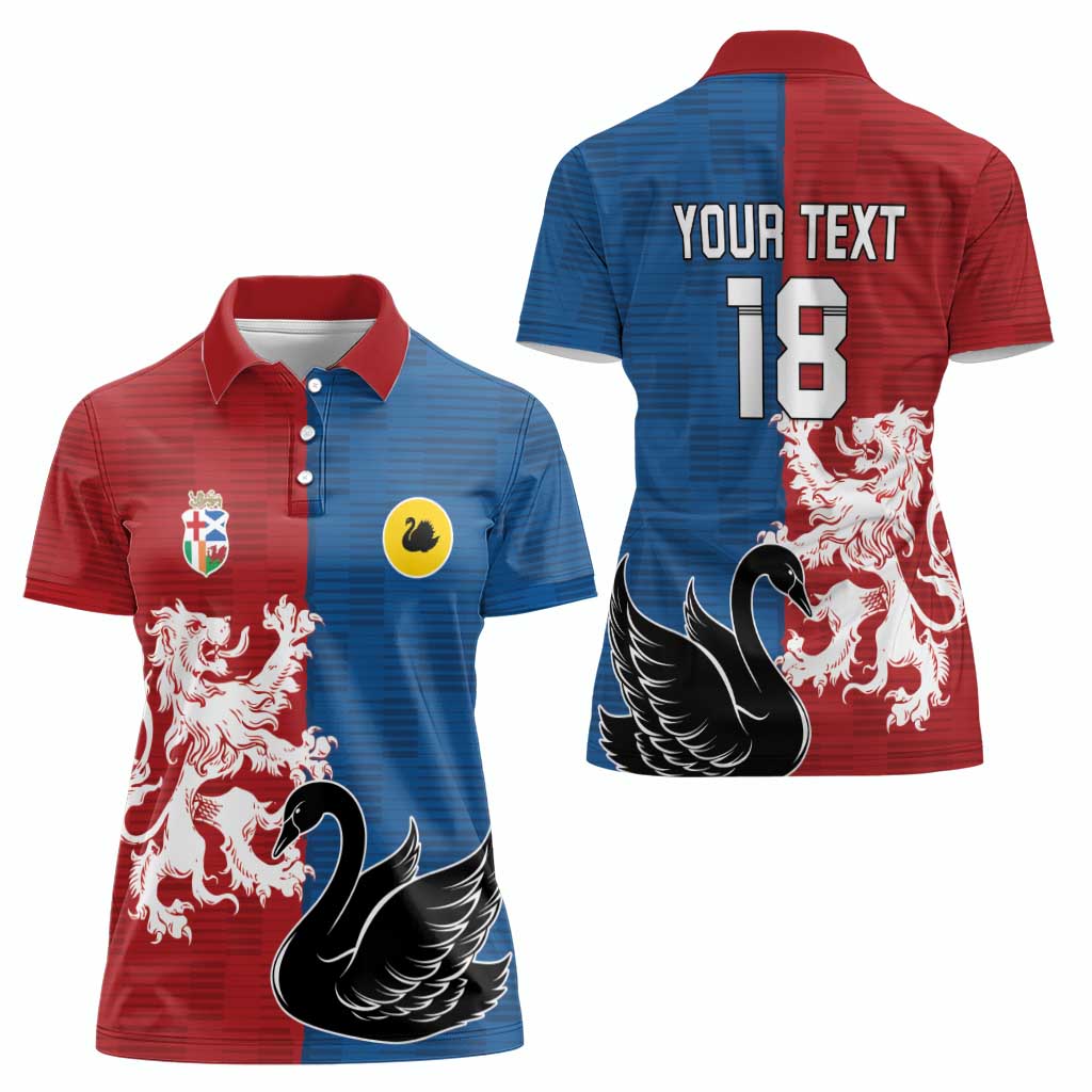 Custom British Lions Western Force Women Polo Shirt Unique Style - Wonder Print Shop