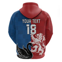 Custom British Lions Western Force Zip Hoodie Unique Style - Wonder Print Shop