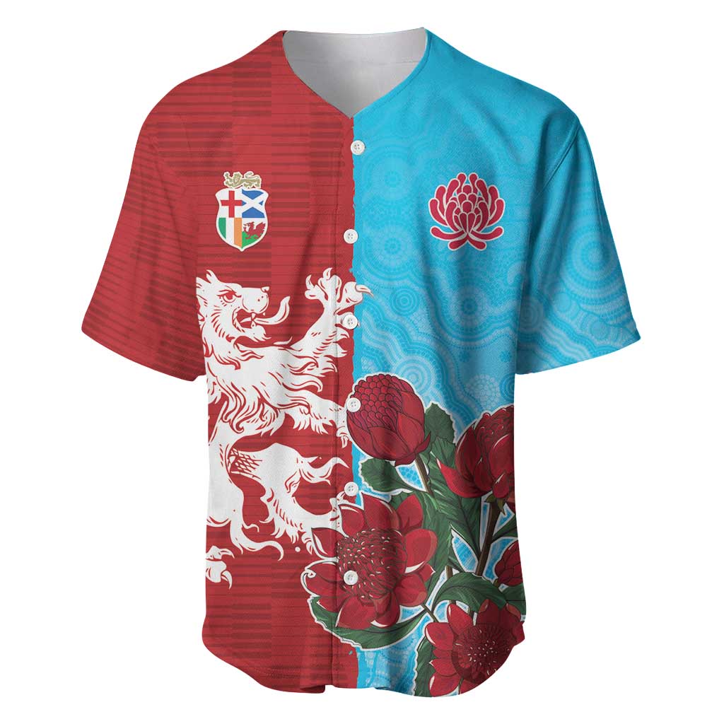 Custom British Lions Waratahs Baseball Jersey Unique Style - Wonder Print Shop