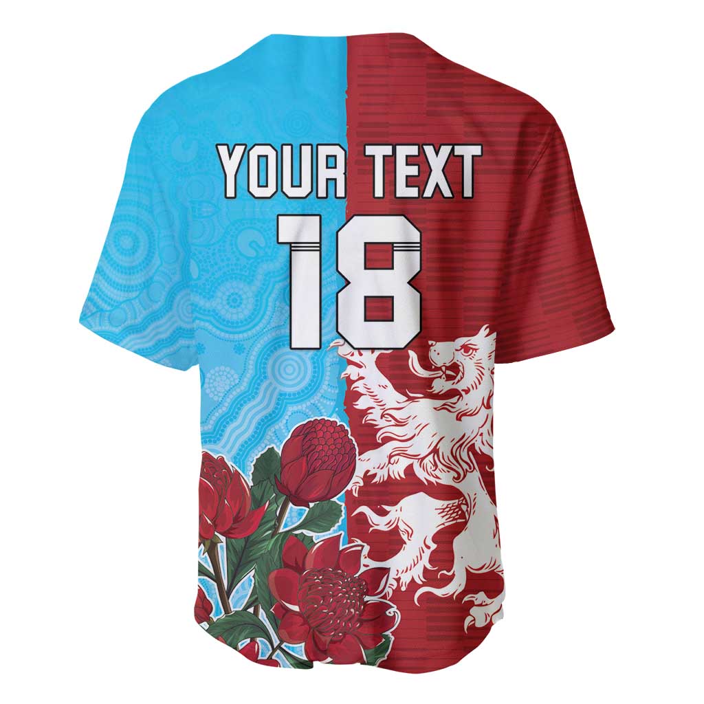 Custom British Lions Waratahs Baseball Jersey Unique Style - Wonder Print Shop