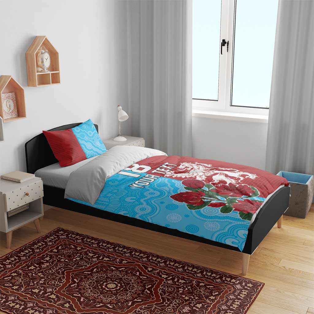 Custom British Lions Waratahs Bedding Set Unique Style - Wonder Print Shop