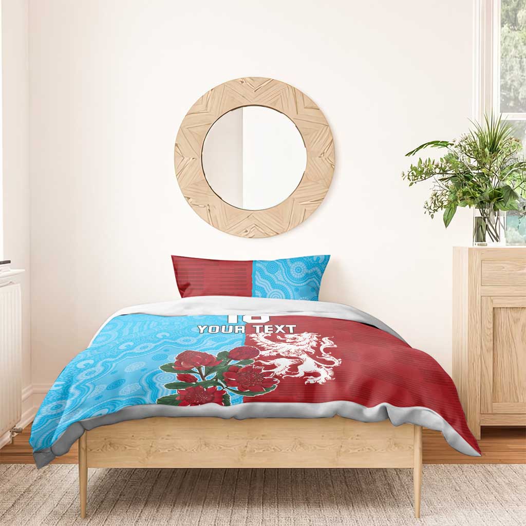 Custom British Lions Waratahs Bedding Set Unique Style - Wonder Print Shop