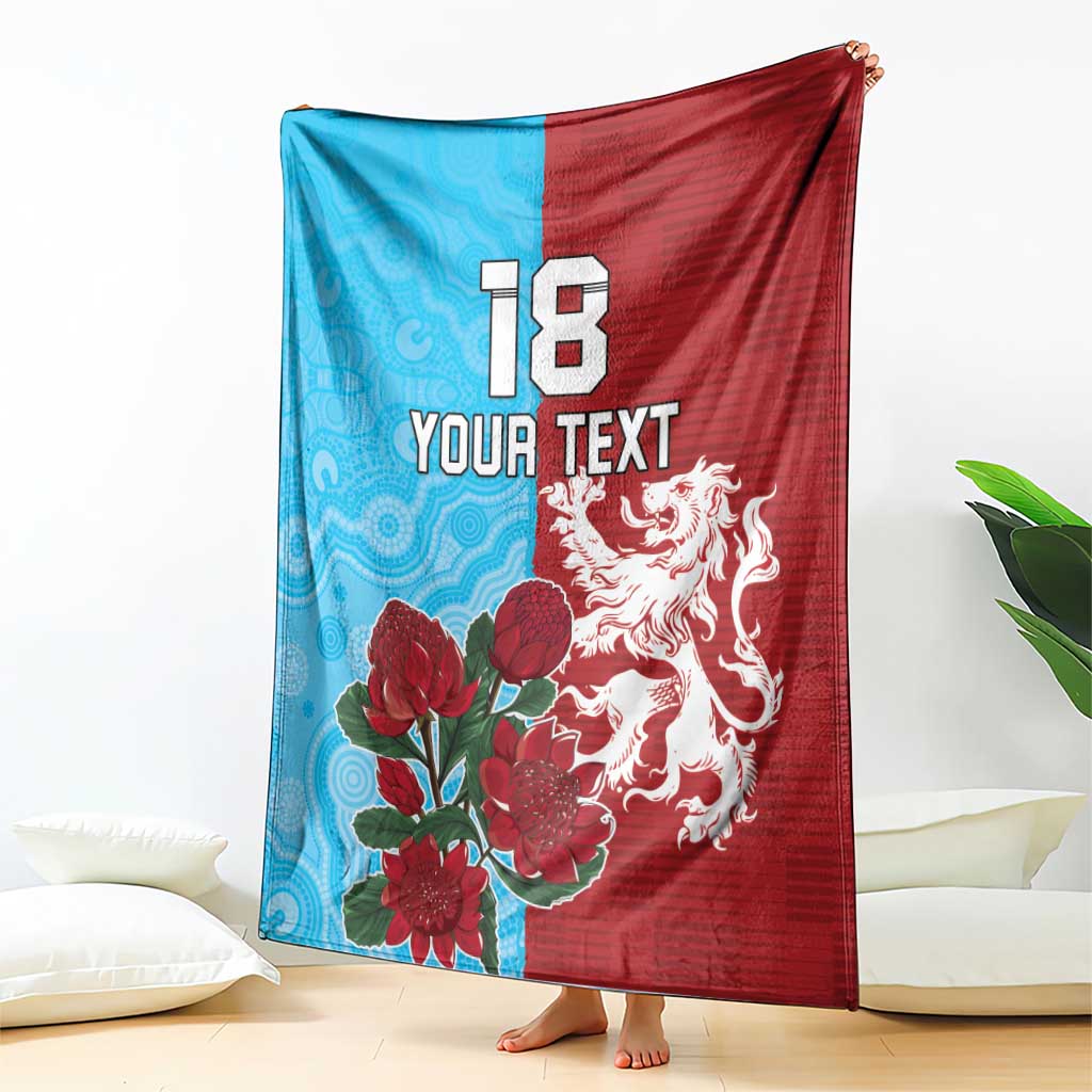 Custom British Lions Waratahs Blanket Unique Style - Wonder Print Shop