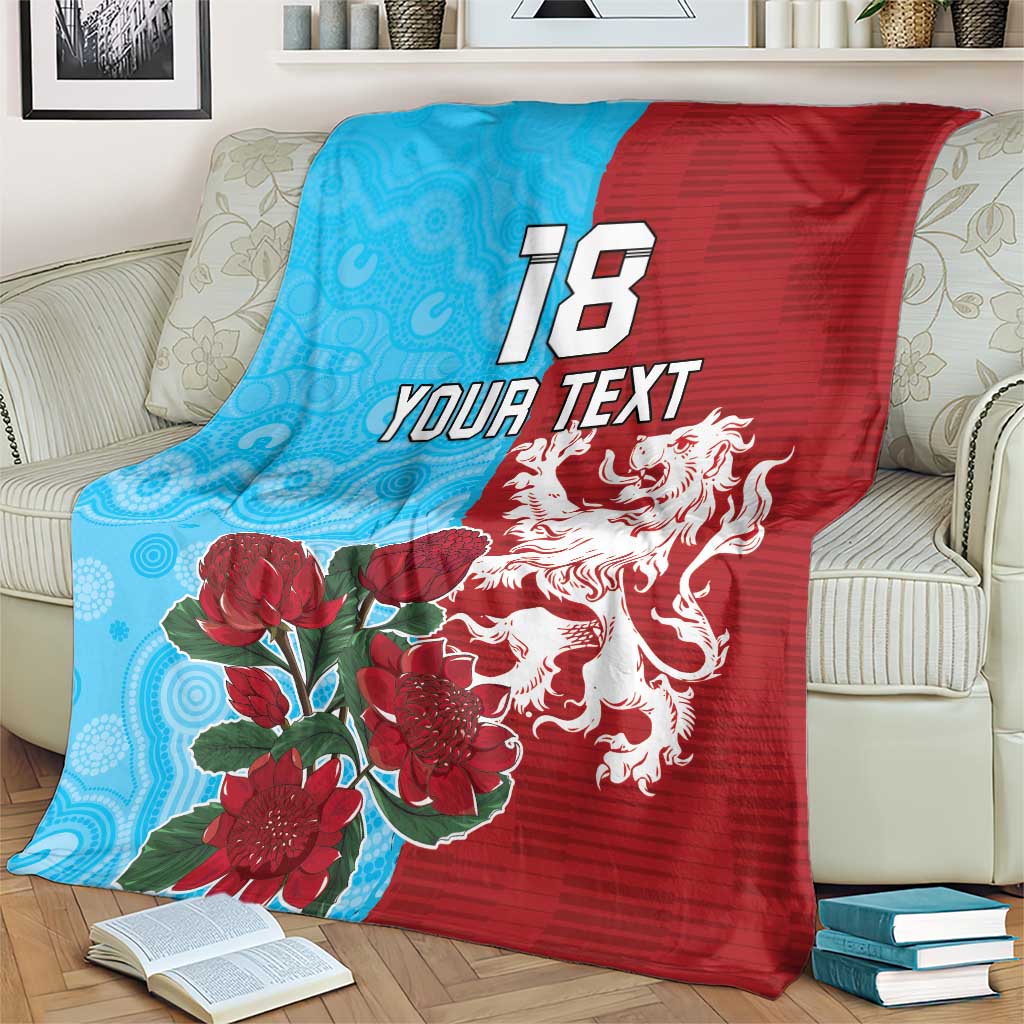 Custom British Lions Waratahs Blanket Unique Style - Wonder Print Shop