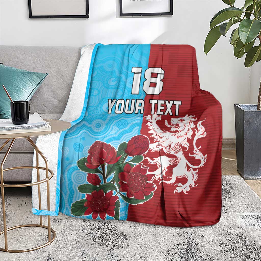 Custom British Lions Waratahs Blanket Unique Style - Wonder Print Shop
