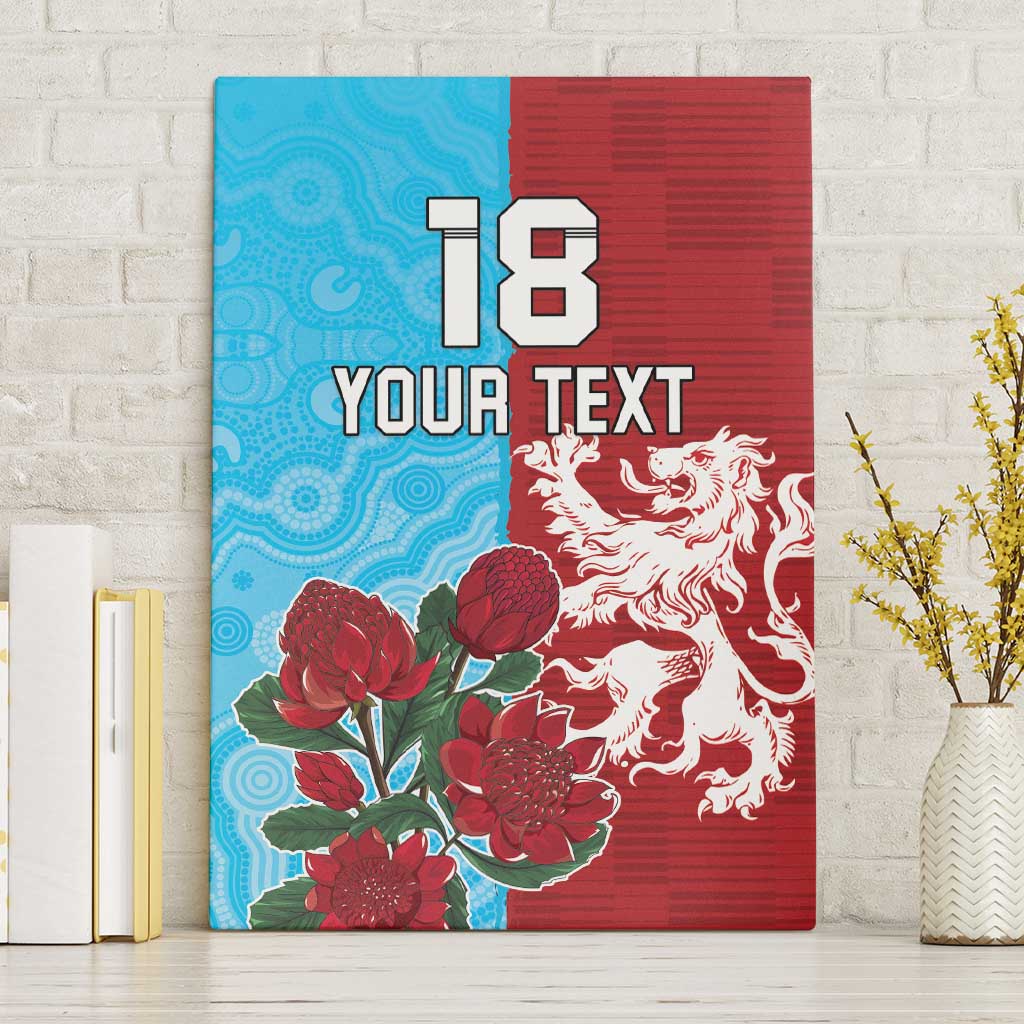 Custom British Lions Waratahs Canvas Wall Art Unique Style - Wonder Print Shop