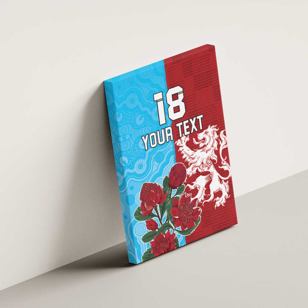 Custom British Lions Waratahs Canvas Wall Art Unique Style - Wonder Print Shop