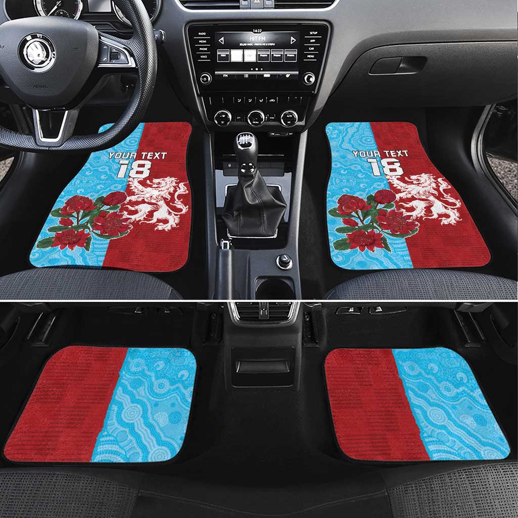 Custom British Lions Waratahs Car Mats Unique Style - Wonder Print Shop