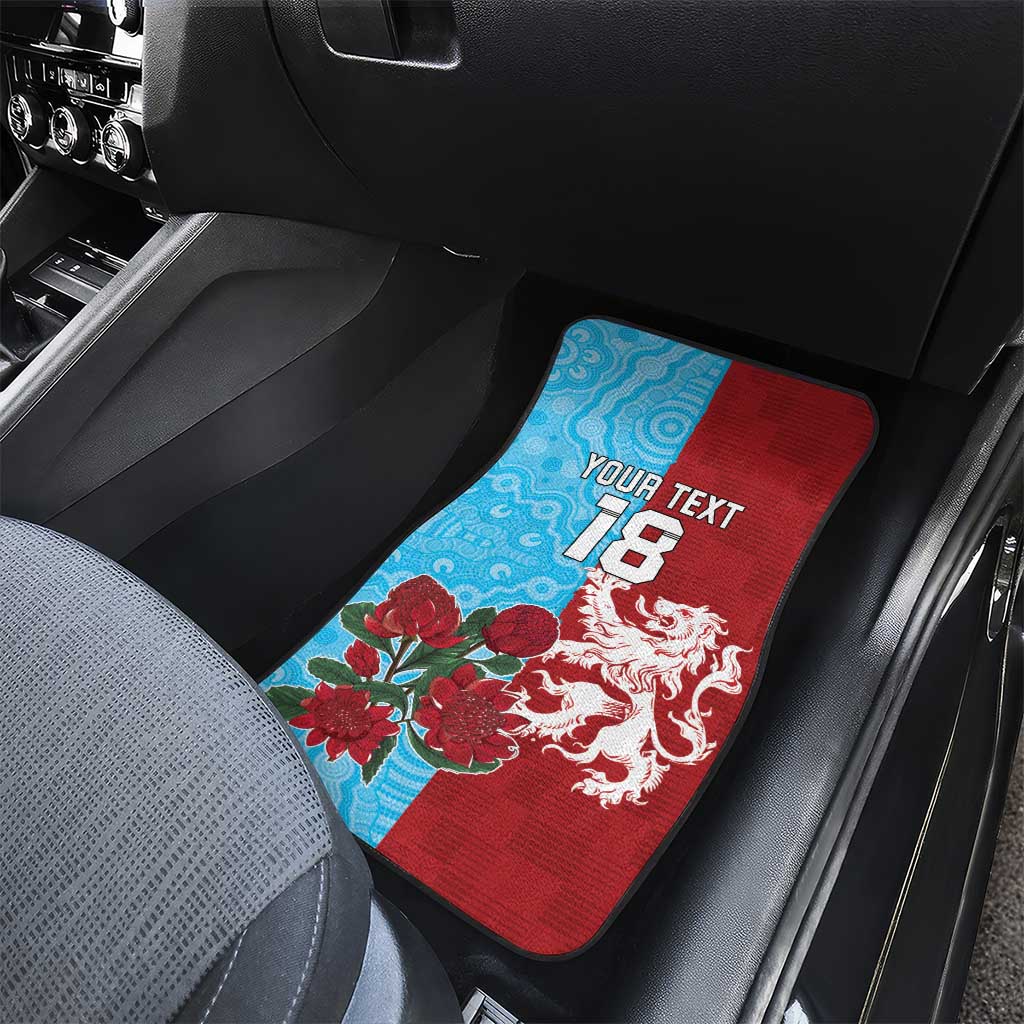 Custom British Lions Waratahs Car Mats Unique Style - Wonder Print Shop