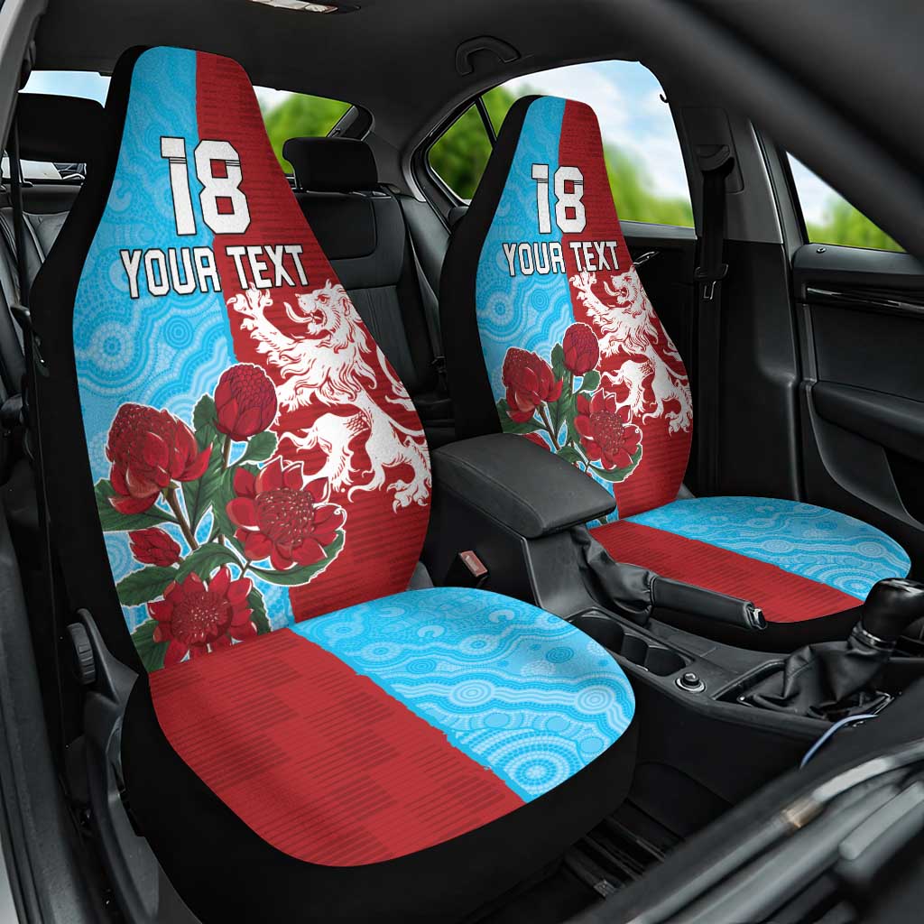 Custom British Lions Waratahs Car Seat Cover Unique Style - Wonder Print Shop